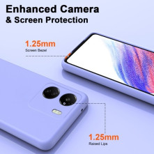 Rugalmas TPU tok Xiaomi Redmi 13C készülékhez - LILA