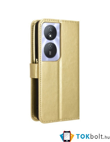 Oldalra nyíló tok Honor X7b telefonhoz - ARANY