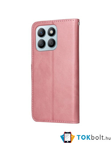 Oldalra nyíló tok Honor X8b telefonhoz - RÓZSAARANY