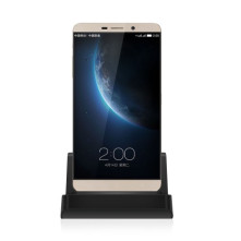 USB Type-C töltő dokkoló asztali töltőállvány - FEKETE