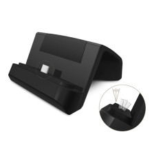 USB Type-C töltő dokkoló asztali töltőállvány - FEKETE