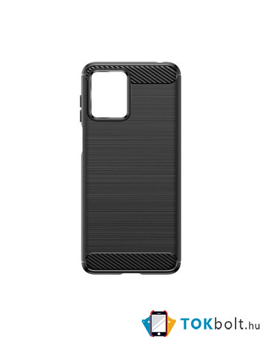 Motorola Moto G14 karbon mintás tok - FEKETE