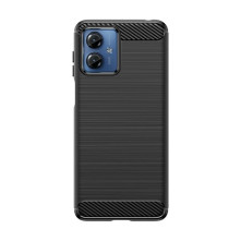 Motorola Moto G14 karbon mintás tok - FEKETE