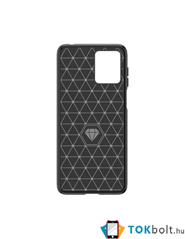 Motorola Moto G14 karbon mintás tok - FEKETE