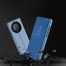 Flip telefontok átlátszó előlappal Honor Magic6 Lite készülékhez - KÉK