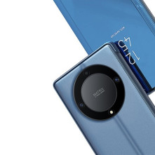 Flip telefontok átlátszó előlappal Honor Magic6 Lite készülékhez - RÓZSAARANY