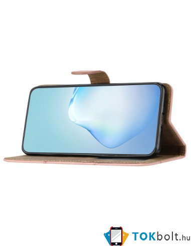 Oldalra nyíló tok Samsung Galaxy S24 Plus telefonhoz - RÓZSAARANY