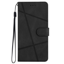 Oldalra nyíló tok Samsung Galaxy S24 Plus telefonhoz - FEKETE