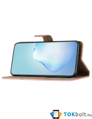 Oldalra nyíló tok Samsung Galaxy S24 Ultra telefonhoz - RÓZSAARANY