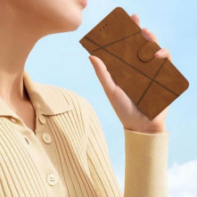 Oldalra nyíló tok Samsung Galaxy S24 Ultra telefonhoz - BARNA