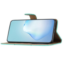 Oldalra nyíló tok Samsung Galaxy S24 Ultra telefonhoz - ZÖLD