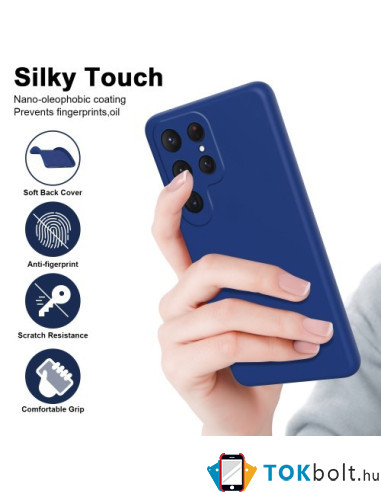 Rugalmas TPU tok Samsung Galaxy S24 Ultra készülékhez - KÉK