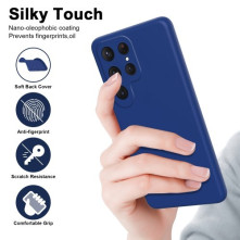 Rugalmas TPU tok Samsung Galaxy S24 Ultra készülékhez - KÉK