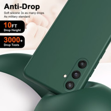 Rugalmas TPU tok Samsung Galaxy S24 készülékhez - ZÖLD