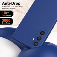 Rugalmas TPU tok Samsung Galaxy S24 készülékhez - KÉK