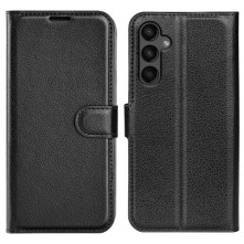 Oldalra nyíló tok Samsung Galaxy A15 / A15 5G telefonhoz - FEKETE