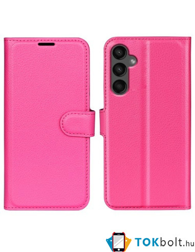 Oldalra nyíló tok Samsung Galaxy A15 / A15 5G telefonhoz - PINK