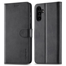 Oldalra nyíló tok Samsung Galaxy A15 / A15 5G telefonhoz - FEKETE