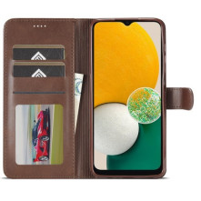 Oldalra nyíló tok Samsung Galaxy A15 / A15 5G telefonhoz - BARNA