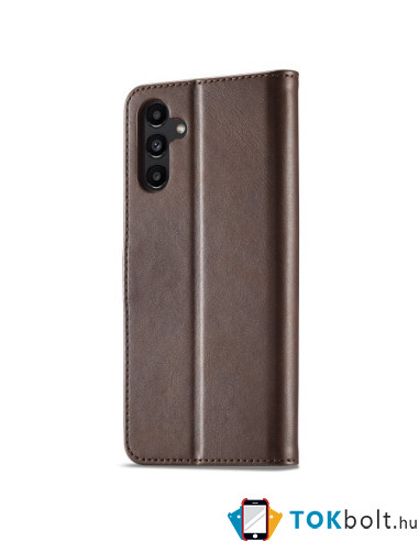 Oldalra nyíló tok Samsung Galaxy A15 / A15 5G telefonhoz - BARNA