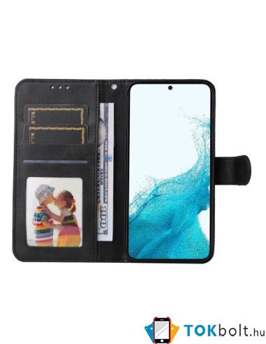 Oldalra nyíló tok Samsung Galaxy A54 5G telefonhoz - FEKETE