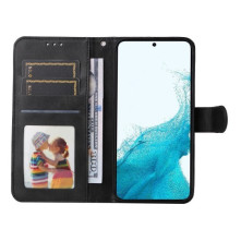 Oldalra nyíló tok Samsung Galaxy A54 5G telefonhoz - FEKETE