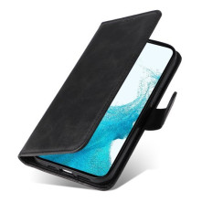 Oldalra nyíló tok Samsung Galaxy A54 5G telefonhoz - FEKETE
