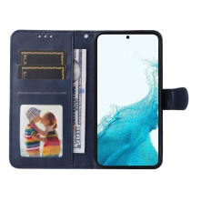 Oldalra nyíló tok Samsung Galaxy A54 5G telefonhoz - KÉK
