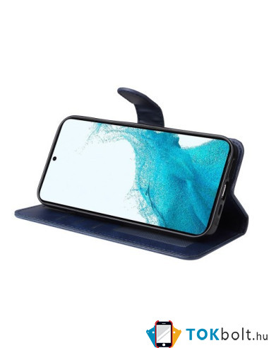 Oldalra nyíló tok Samsung Galaxy A54 5G telefonhoz - KÉK