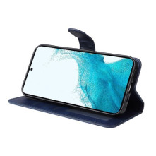 Oldalra nyíló tok Samsung Galaxy A54 5G telefonhoz - KÉK