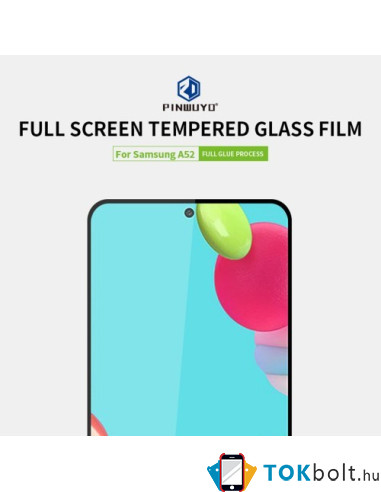 Kijelzővédő karcálló edzett üveg Samsung Galaxy A52 4G/5G / A52s 5G típusú készülékhez - 1 db