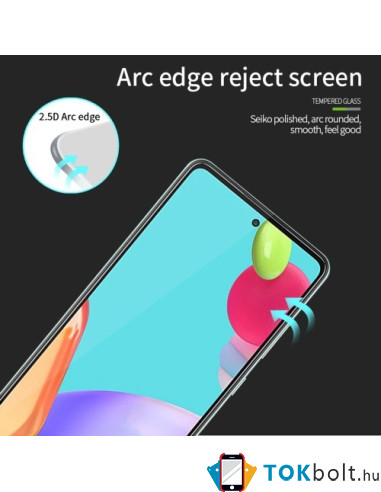 Kijelzővédő karcálló edzett üveg Samsung Galaxy A52 4G/5G / A52s 5G típusú készülékhez - 1 db