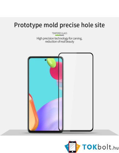 Kijelzővédő karcálló edzett üveg Samsung Galaxy A52 4G/5G / A52s 5G típusú készülékhez - 1 db