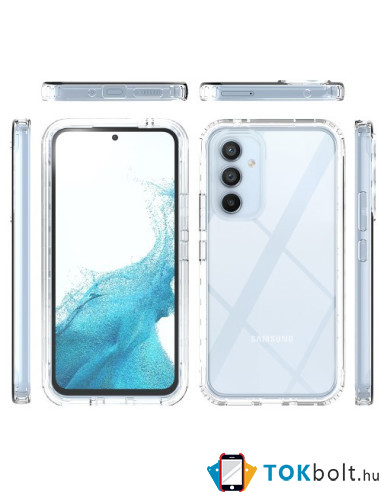 Elő és hátlapi TPU tok Samsung Galaxy A54 5G készülékhez - KÉK