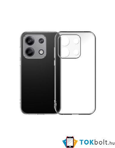 Rugalmas TPU tok Xiaomi Redmi Note 13 készülékhez - ÁTTETSZŐ