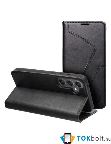 Forcell F-Protect RFID blokkoló mappa telefontok Samsung Galaxy A35 telefonhoz - FEKETE