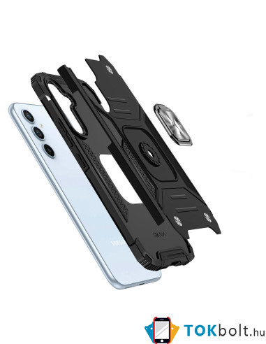 Wozinsky gyűrűs telefontok Samsung Galaxy A34 5G készülékhez - FEKETE