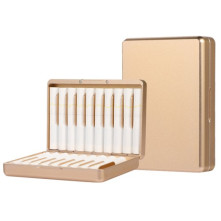 IQOS alumínium 20db-os cigitartó doboz - mágneses záródás, hordozható - 78 x 56 x 18 mm - ARANY