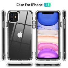 Rugalmas TPU tok Apple iPhone 11 készülékhez - ÁTTETSZŐ