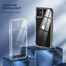 Rugalmas TPU tok Apple iPhone 11 készülékhez - ÁTTETSZŐ