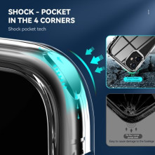 Rugalmas TPU tok Apple iPhone 11 készülékhez - ÁTTETSZŐ