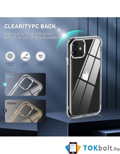 Rugalmas TPU tok Apple iPhone 11 készülékhez - ÁTTETSZŐ