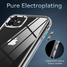 Rugalmas TPU tok Apple iPhone 11 készülékhez - ÁTTETSZŐ