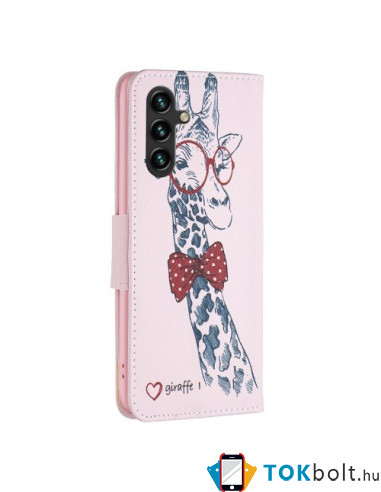 Oldalra nyíló mintás telefontok Samsung Galaxy A55 telefonhoz - ZSIRÁF