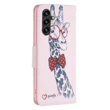 Oldalra nyíló mintás telefontok Samsung Galaxy A55 telefonhoz - ZSIRÁF