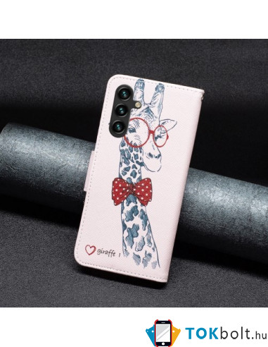 Oldalra nyíló mintás telefontok Samsung Galaxy A55 telefonhoz - ZSIRÁF