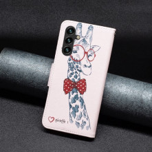 Oldalra nyíló mintás telefontok Samsung Galaxy A55 telefonhoz - ZSIRÁF