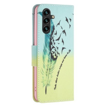 Oldalra nyíló mintás telefontok Samsung Galaxy A55 telefonhoz - MADÁRTOLL
