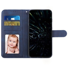 Oldalra nyíló tok Samsung Galaxy A55 telefonhoz - KÉK