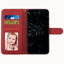Oldalra nyíló tok Samsung Galaxy A55 telefonhoz - PIROS
